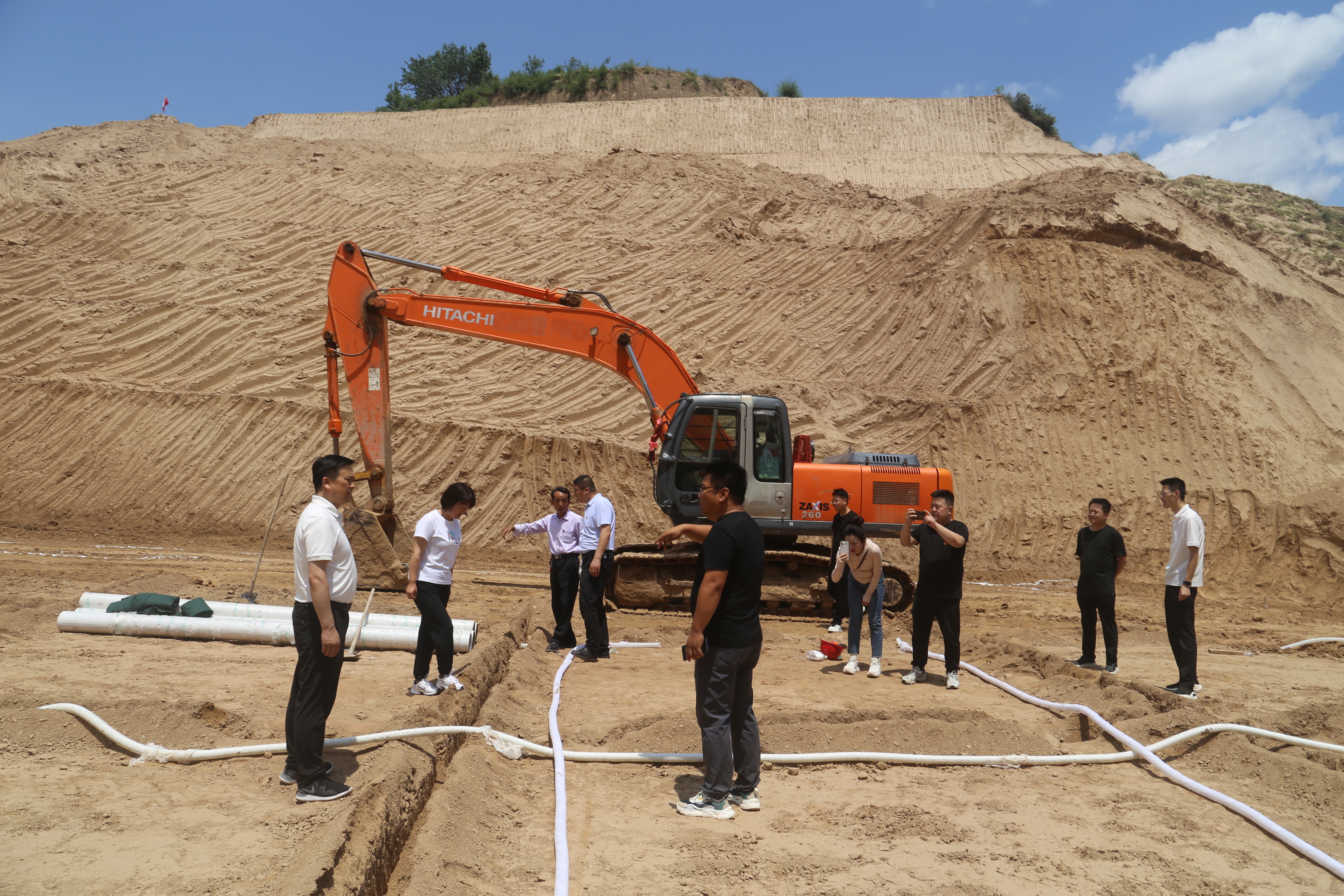 庆阳市公共资源交易中心帮扶镇原县段掌村木瓜树沟淤地坝工程全面实施